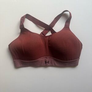 Maroon Under Armour sports bra Sz. L